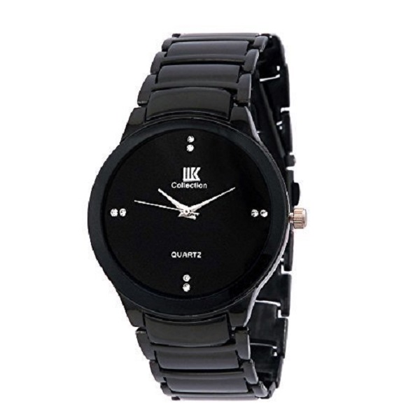 IIK COLLECTION Analog Black Round Dial Mens watch