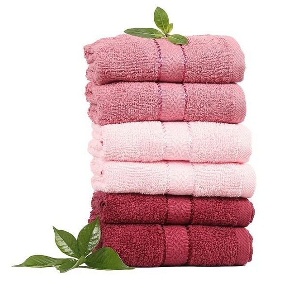 Trident Piece Dyed Home Essentials Cotton 6 Pcs Hand Towel Set
