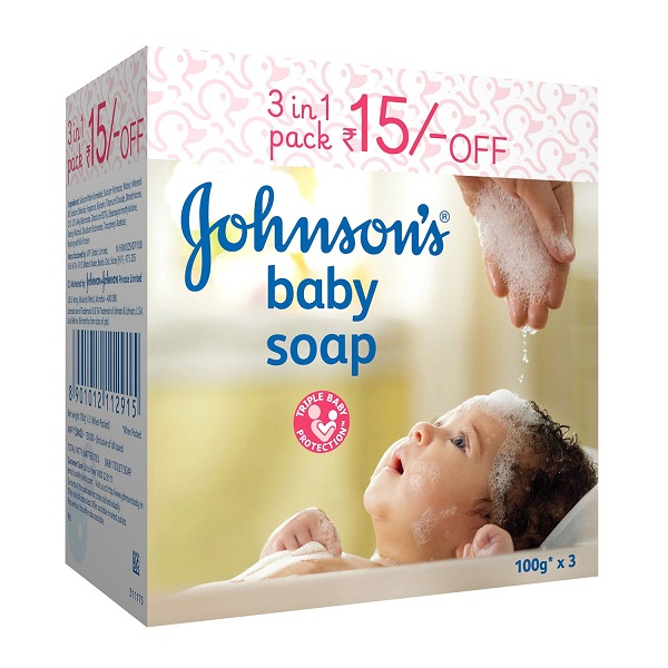 Johnsons Baby Soap 3 In 1 Pack